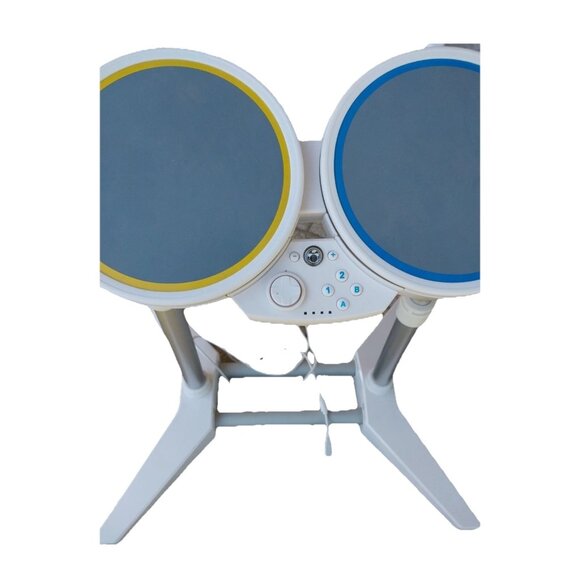 Nintendo Wii Harmonix Wired USB Rockband Drum Set, Stand, w/ Microphone No Pedal - Picture 2 of 11